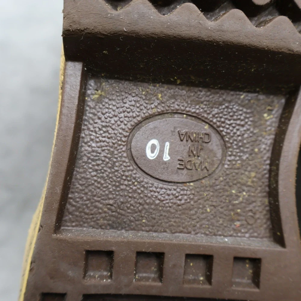 XTRATUF Mens 10 Rain Boots Brown Legacy Ankle Deck Waterproof Fishing Outdoor